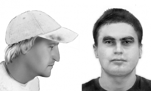 Die Polizei sucht mit Phantombildern nach zwei Einbrechern. Foto: Polizei Braunschweig