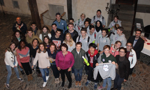 Zum zweiten mal findet die Jugendbegenung „Discovering Sports“ in Goslar statt. Am Mittwoch wurden die Jugendlichen von Bürgermeisterin Renate Luksch begrüßt. Fotos: Anke Donner