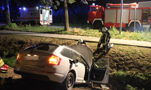 Der Wagen landete im Graben. Foto: Freiwillige Feuerwehr Hohenhameln