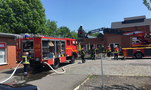 Glimpflich verlief der Brand im Café der Goslarschen Höfe am Samstagmittag durch einen Zufall. Foto: Feuerwehr Goslar