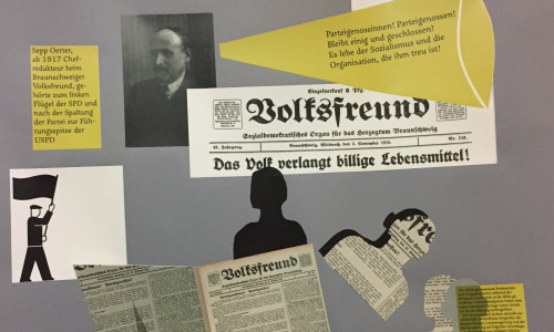 Die Ausstellung „Sonst geht’s uns gut. Braunschweiger Biografien 1916“ kann besucht werden. Foto: SPD
