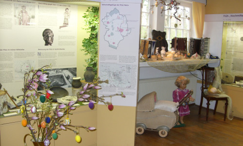 Im Schladener Museum wird eine Ausstellung zur Geschichte des  Kaninchenzuchtvereins gezeigt. Foto: Schacht