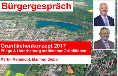 Ortsvorsteher Martin Mahnkopf und Bauausschussvorsitzender Manfred Dieber wollen im Bürgergespräch über das "Grünpflegekonzept" diskutieren. Foto: SPD