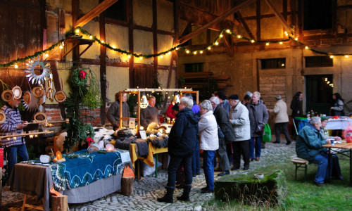 Weihnachtsmarkt in Mönchevahlberg. Foto: Privat
