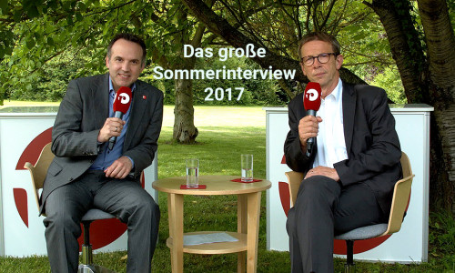 Wolfsburgs Oberbürgermeister Klaus Mohrs besuchte vor seinem Urlaub regionalHeute.de. Videos: Nadine Munski-Scholz