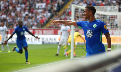 Daniel Didavi mit dem ersten Treffer der Saison für den VfL Wolfsburg. Foto: imago/Regios24
