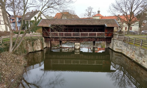 Die Brücke in der Schleusenstraße. Archivbild
