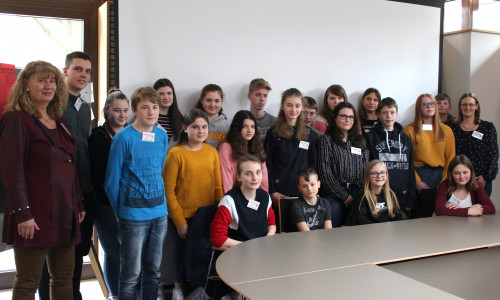 Rund 20 Schülerinnen und Schüler nahmen am Zukunftstag im Landkreis teil. Foto: Landkreis Peine