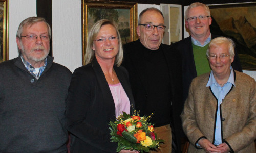 Von links: Horst Höfken, Dunja Kreiser, Arnd Stöckmann, Falk Hensel, Hiltrud Bayer. Foto: Privat