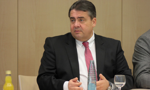 Sigmar Gabriel, SPD-Bundestagsabgeordneter und Vizekanzler. Foto: Werner Heise