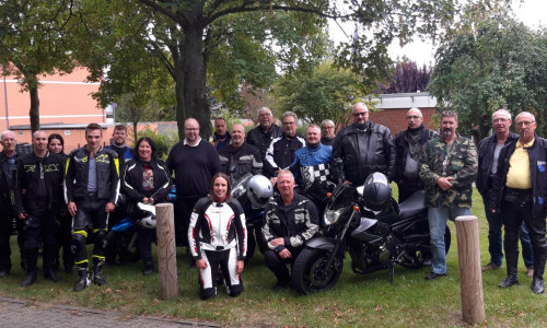 Die Teilnehmer der Motorradtour. Foto: SPD Helmstedt