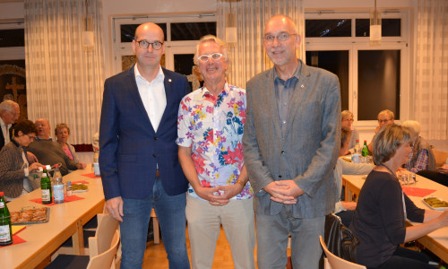 Ulf Glagow, Klaus-Dieter Gleitze und Dr Volker Menke. Foto: Evangelisch-Lutherischer Kirchenkreis Peine