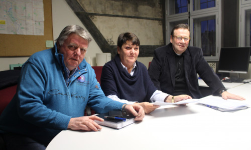 Die CDU-Ratsmitglieder Eckbert Schulze, Birgit Oppermann und Winfried Pink. Foto: Alexander Dontscheff