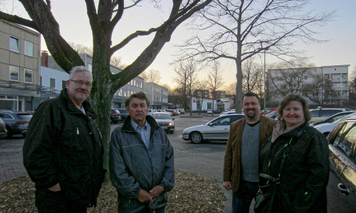 Von links: Wolfgang Schulze, Heinz Gläser, Matthias Presia und Martina Breier. Foto: SPD