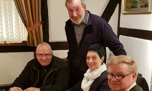 Von links: Frank Dannhauer, Karl-Heinz Müller, Sarah Grabenhorst-Quidde und Dietmar Fricke. Foto: Privat