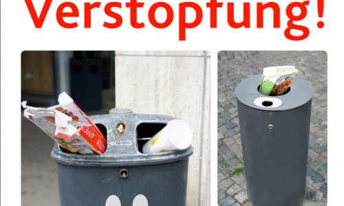 "Hilf mir, ich hab Verstopfung!" Quelle: Stadt Braunschweig