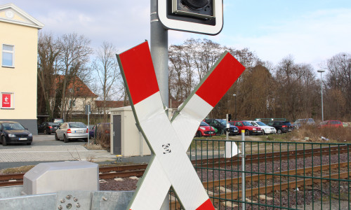 Mehrere Andreaskreuze wurden verbogen. Foto: Jan Borner