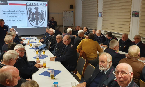 Zusammenkunft der Altersabteilungen im Feuerwehrhaus Oker. Fotos: Feuerwehr Goslar