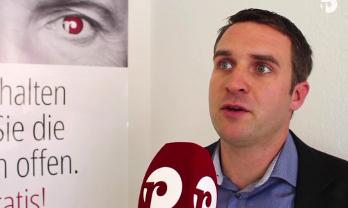 Michael Berger (CDU) im regionalHeute.de-Interview. Video/Foto: Alexander Dontscheff