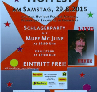 CDU Fümmelse lädt zum Hoffest. Foto: Screenshot Plakat 