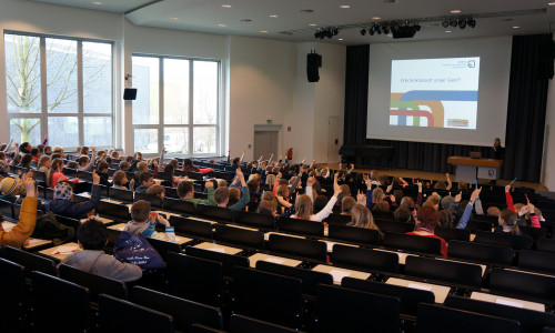 160 Schüler besuchten die Ostfalia Hochschule. Foto: Evelyn Meyer-Kube