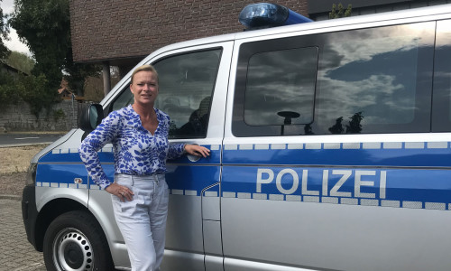 Dunja Kreiser zu Besuch bei der Polizei Cremlingen. Foto: SPD