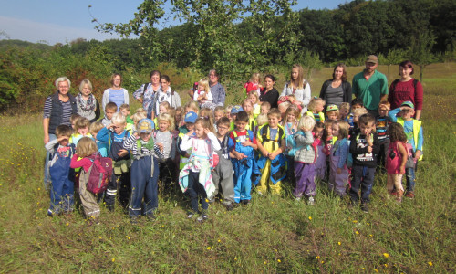 Remlinger KiTa – Kinder sammelten Äpfel, Foto: privat