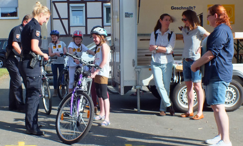 Das ADAC-Fahrradturnier findet auf dem Schützenplatz in Jerxheim statt. Foto: Archivfoto Verkehrswacht 
