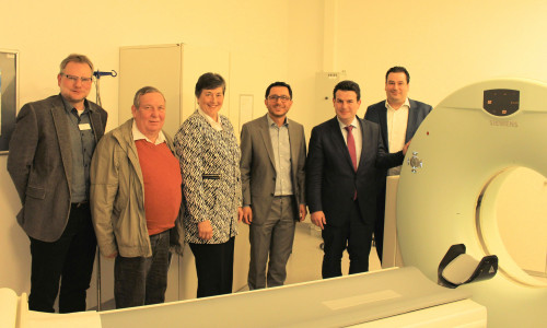 Jens Bosenick, Hans Heinrich Koch, Marion Lau, 
 Dr. OsmanMersinli, Hubertus Heil, Tobias Heilmann. Foto: SPD