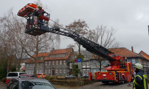 Die Jugendlichen lernten den Beruf des Feuerwehrmanns kennen. Foto: Feuerwehr Goslar 