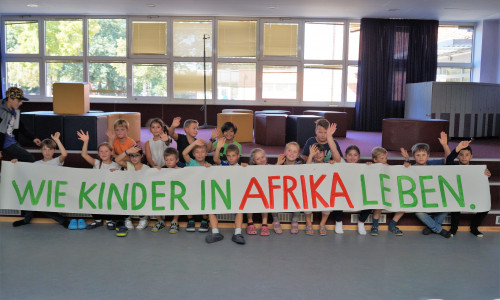 Weltkindertag in der Grundschule Fallersleben. Foto: Stadt Wolfsburg