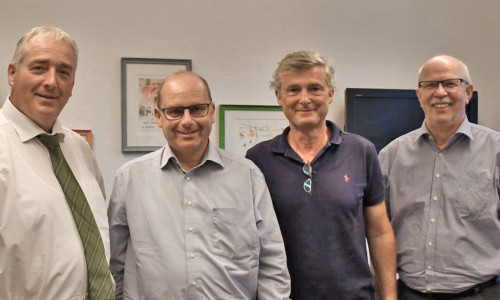 v.l.n.r.: Frank Oesterhelweg, Ulrich Löhr, Alexander v. Veltheim, Gerhard Schwetje. Foto: privat