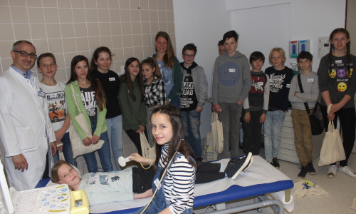 45 Schüler nahmen am Zukunftstag im Klinikum teil. Fotos: Anke Donner 