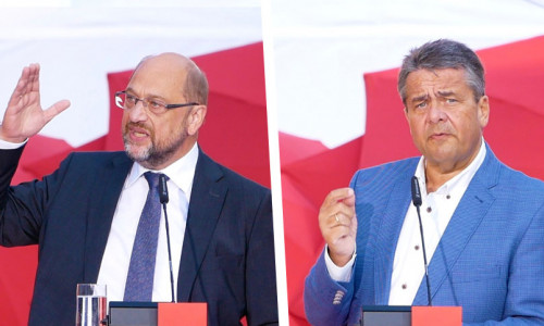 Beide SPD-Politiker fanden klare Worte für die "hetzerische Politik" der AfD. Foto/Videos: Alexander Panknin