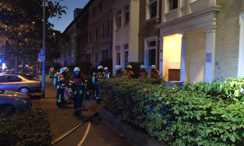 Brand in der Schleinitzstraße, Foto: Feuerwehr
