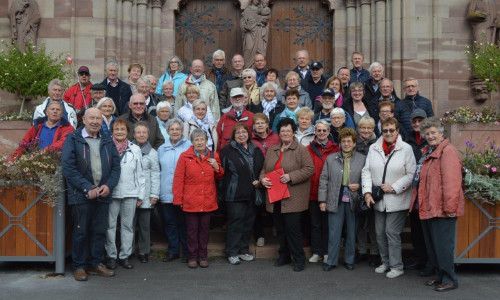 Reisegruppe auf ihrer Tour durch das Dreiländerdreieck. Foto: SPD Ortsverein Gifhorn