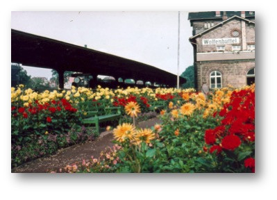 Bahnhof Wolfenbüttel um 1950, Foto: Museum Schloss Wolfenbüttel