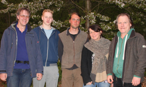 Von links: Lutz Seifert, Darius Seifert, Uwe Weihmann, Angelika Uminski-Schmidt und Klaus Bergmann. Es fehlt Hilmar Nagel. Foto: Lutz Seifert