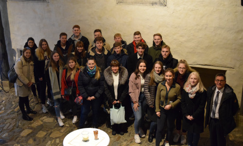 Die Schüler aus dem tschechischen Slany wurden im Großen Heiligen Kreuz empfangen. Foto: Stadt Goslar