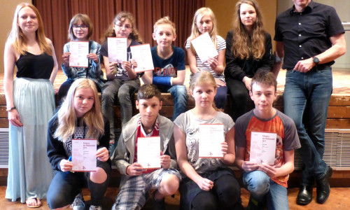 Die Schüler der Adolf-Grimme-Gesamtschule sorgten für einige Erfolgserlebnisse. Foto: Mark Busse