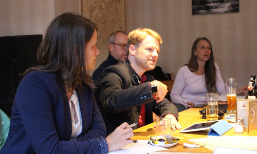 Gerald Heere informierte die Parteifreunde über die aktuellen Themen aus dem Regionalverband  Großraum Braunschweig
