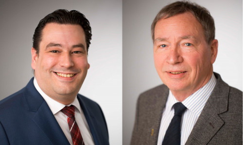 Tobias Heilmann und Rolf Schliephacke inspizierten die IGS Wittingen. Foto: SPD