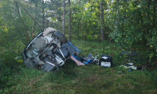Der Unfall ereignete sich am Samstag in der Nähe von Vienenburg. Foto/Video: aktuell24(KR)