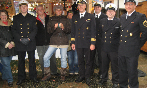Flottendienstboot Oker zu Gast im Großen Heiligen Kreuz. Foto: Privat