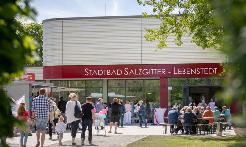 Das neue Stadtbad in Salzgitter-Lebenstedt.
Foto: BSF