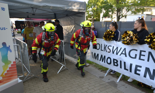 Sieben Feuerwehr-Staffeln haben sich zum Treppenlauf angemeldet. Foto: WMI