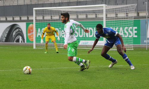 Francisco Rodriguez und die Einzelkönner des VfL Wolfsburg waren nicht zu schlagen. Foto: Frank Vollmer