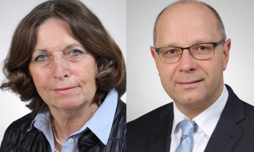 Fraktionsvorsitzender Peter Kassel und Ratsfrau Christine Fischer äußern sich zum Ausbau der L290. Foto: CDU