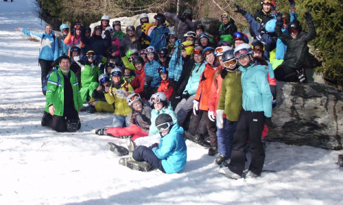 45 Schüler der IGS erlernten in Südtirol das Skifahren. Foto: IGS Lengede