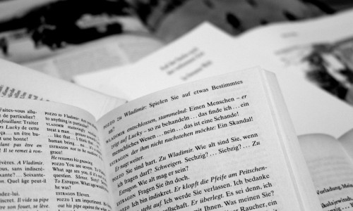 Im Raabe-Haus liest Hans Jürgen Heinze aus dem Buch „Begegnungen im Vorraum“ . Symbolfoto: Sina Rühland 